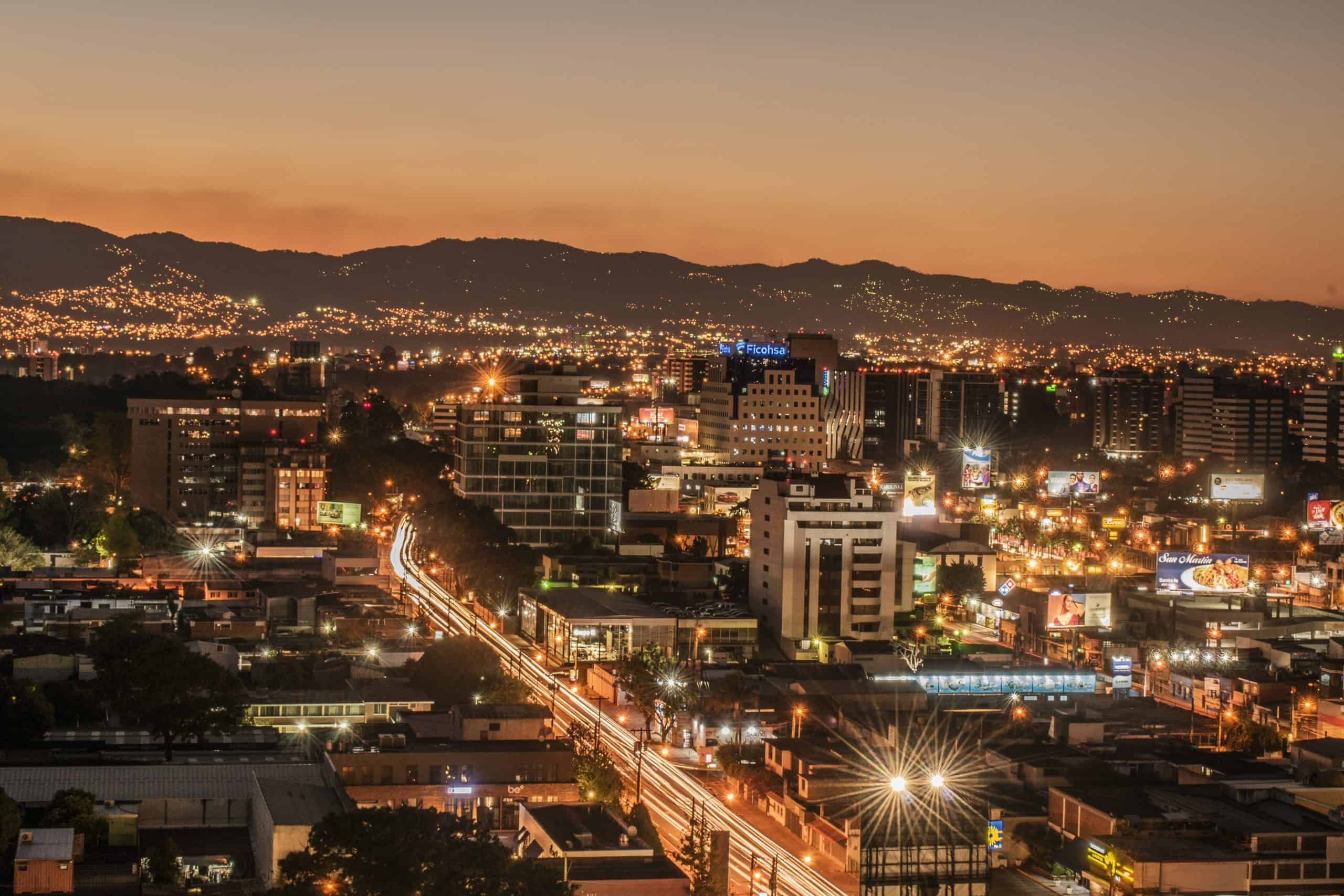 BCP22 Sunset in Guatemala City